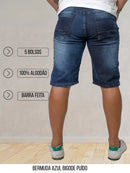 Short Jeans Masculino Com Lycra