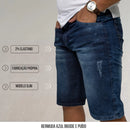 Short Jeans Masculino Com Lycra