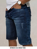 Short Jeans Masculino Com Lycra