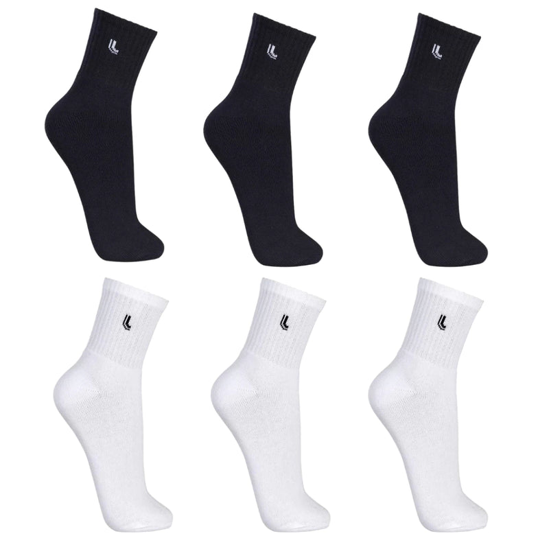 Kit 6 Pares de Meias Lupo Sport Cano Médio – Ref. 3245 – Original