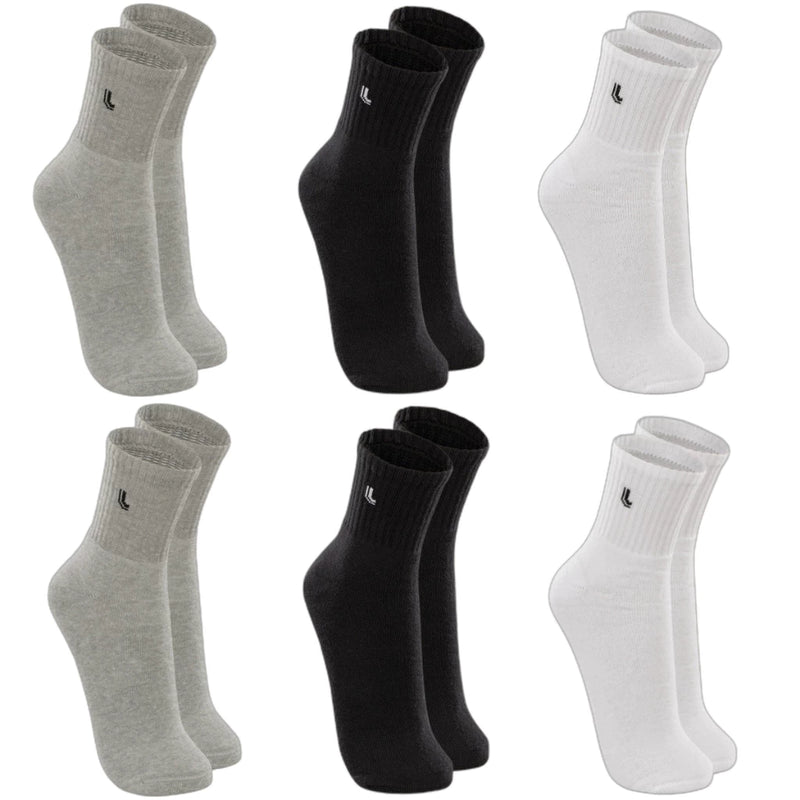 Kit 6 Pares de Meias Lupo Sport Cano Médio – Ref. 3245 – Original