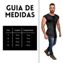 Camiseta Masculina Longline Destroyed Manga Japonesa em algodão estonado exclusivo premium - Bombey