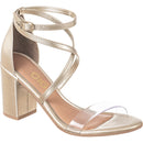 GiGiL Women's Sandal High Thick Heels Classic Social Party Comfortable Current Fashion