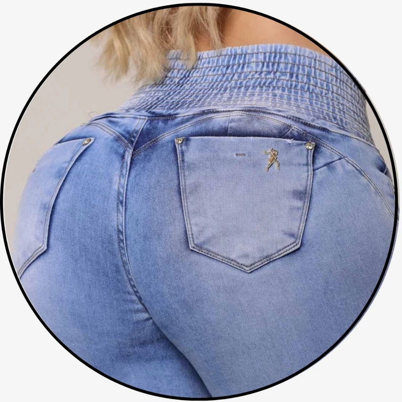 Rhero Jeans Empina Bumbum Shaping Pants With Removable Cup