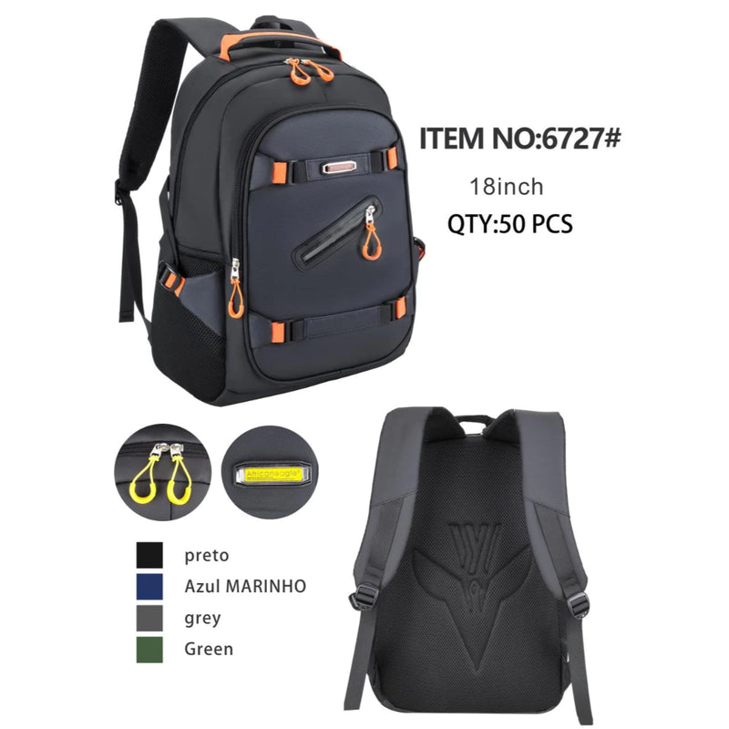 Mochila Para Notebook Escolar Executiva Adulto Masculina Grande Impermeável 6727