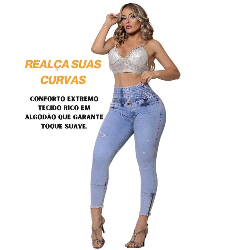 Rhero Jeans Empina Bumbum Shaping Pants With Removable Cup
