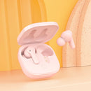 QCY T13 Headset with 4 ENC Microphones and Bluetooth 5.1 - Black, White and Pink