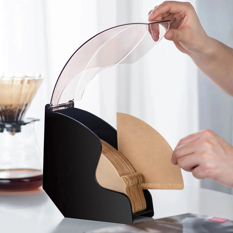 Caixa de Armazenamento para Filtro de Café - À Prova de Poeira