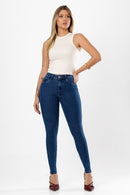 Calça Jeans Skinny Modeladora Levanta Bumbum de Cintura Alta Premium