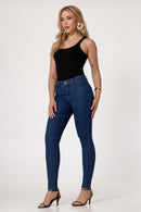 Calça Jeans Skinny Básica Modeladora Levanta Bumbum