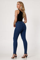 Calça Jeans Skinny Básica Modeladora Levanta Bumbum