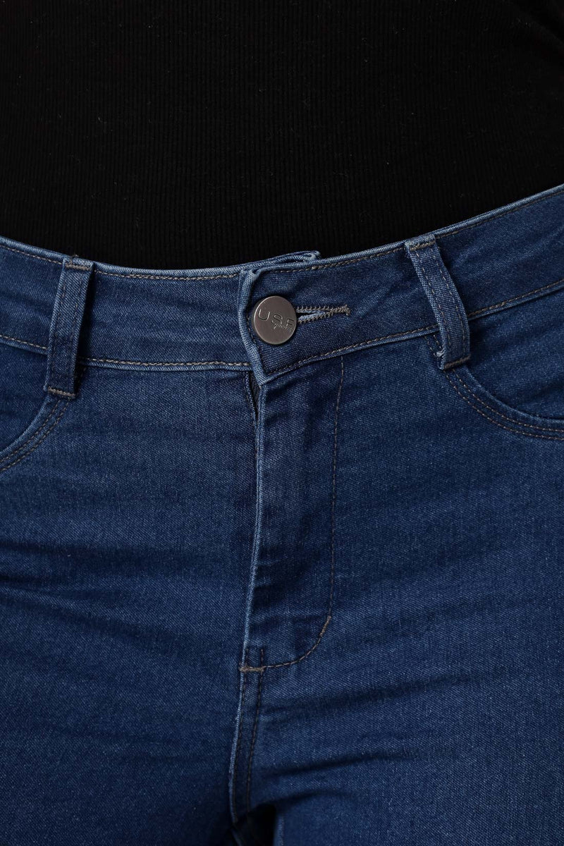 Calça Jeans Skinny Básica Modeladora Levanta Bumbum