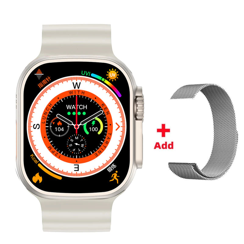 Original Smartwatch U9 Ultra Series 9 Compass 49mm NFC GPS Men's Sports Fitness Watch for Android IOS