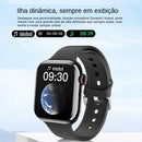 Smartwatch Original 9 Bluetooth Chamada Medidor De Temperatura Corporal NFC AMOLED Para Android
