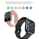 Smartwatch Original 9 Bluetooth Chamada Medidor De Temperatura Corporal NFC AMOLED Para Android