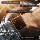 Smartwatch Original 9 Bluetooth Chamada Medidor De Temperatura Corporal NFC AMOLED Para Android