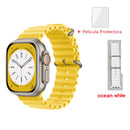 8 W68 Ultra IWO 16 Ultra With Blood Pressure Monitoring and Wireless Charging Men smartwatch