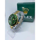 Men's Gold and Green Submariner Watch 2022