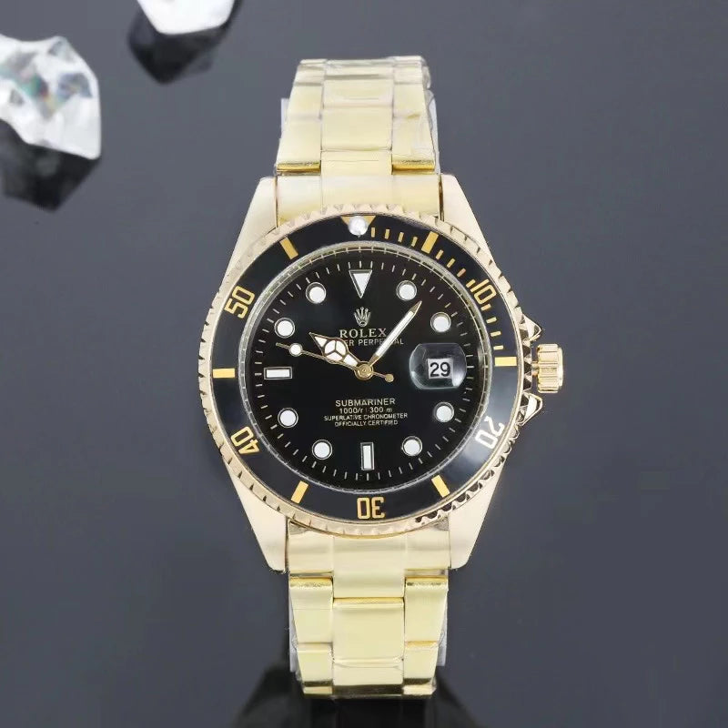 Men's Gold and Green Submariner Watch 2022