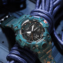 SMAEL Original Men's Watch Fashion Waterproof Military Watches Digital Casual Camouflage 8008M