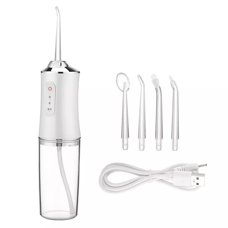 Rechargeable Oral Dental Irrigator 220ml Hygiene Oral Cleaning Portable Tooth Cleaner