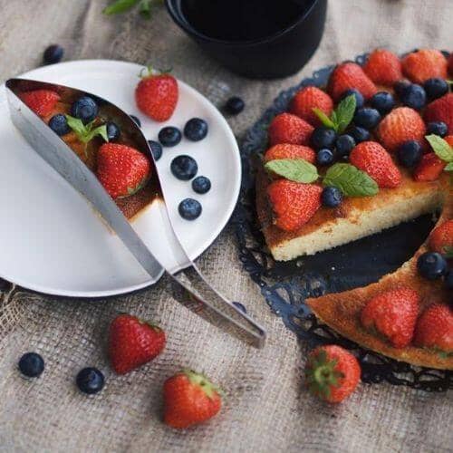 Fatiador de Bolo e Torta Inox  Design Europeu