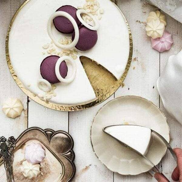 Fatiador de Bolo e Torta Inox  Design Europeu