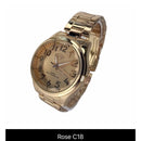 Relógio Feminino a prova d’água rose dourado original DHP