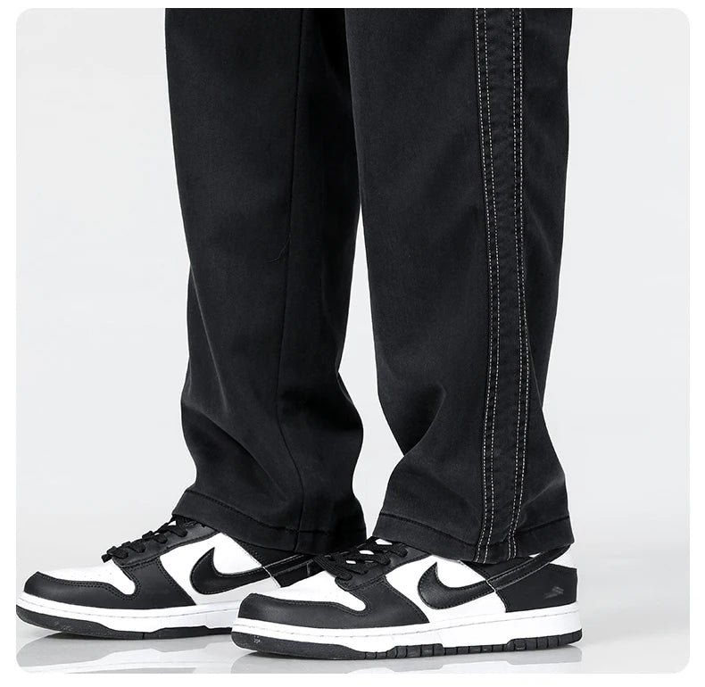 Calça Jeans Casual de Tecido Lyocell