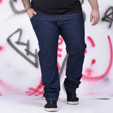 Calça Jeans Casual Plus Size