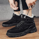 Botinha de Couro Inverno Forrada Draker