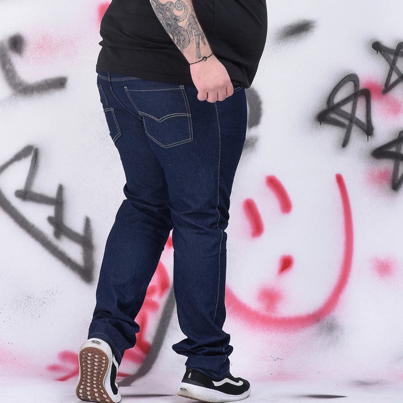 Calça Jeans Casual Plus Size