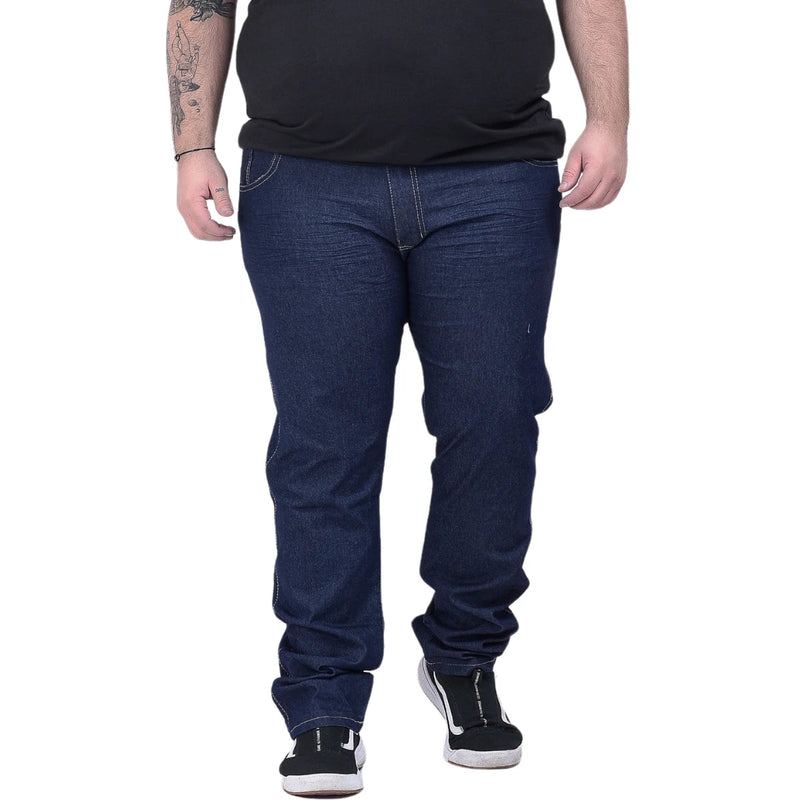 Calça Jeans Casual Plus Size