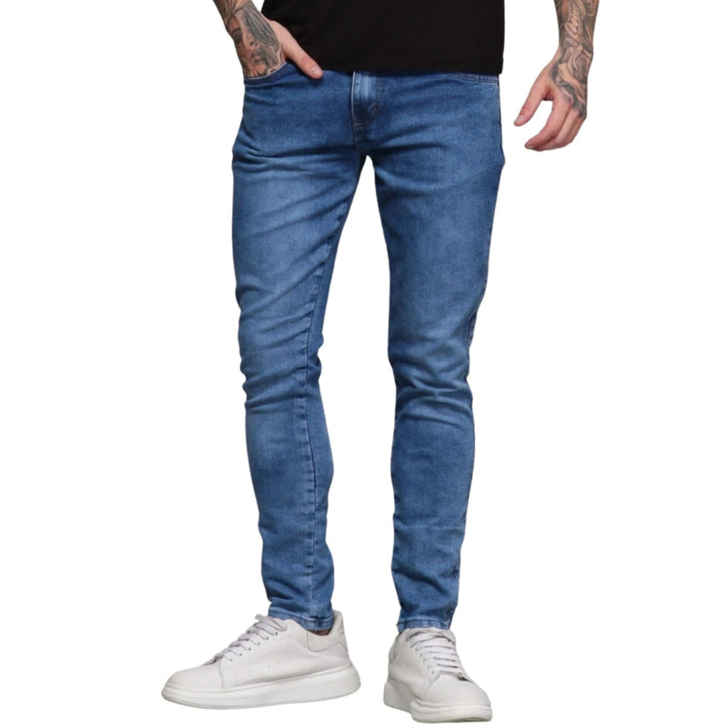Kit 03 Calças Jeans Masculina Skinny Lycra