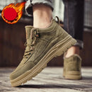 Bota de Couro Inverno Militar Smooth