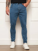 Calça Jeans Masculina Lavagem Media Moda Fashion