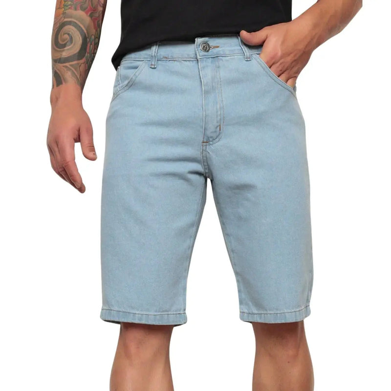 Kit 02 Bermuda Jeans Masculina Casual Trend