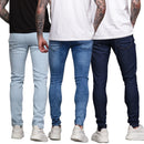 Kit 03 Calça Jeans Masculina Skinny