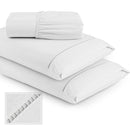 Jogo de Lençol Queen 3 Peças Percal 400 Fios Ponto Palito