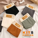 Kit Cuecas Boxers Masculinas Pague 3 e Leve 5