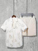 Kit Praia Bonanza Camisa + Bermuda Masculina