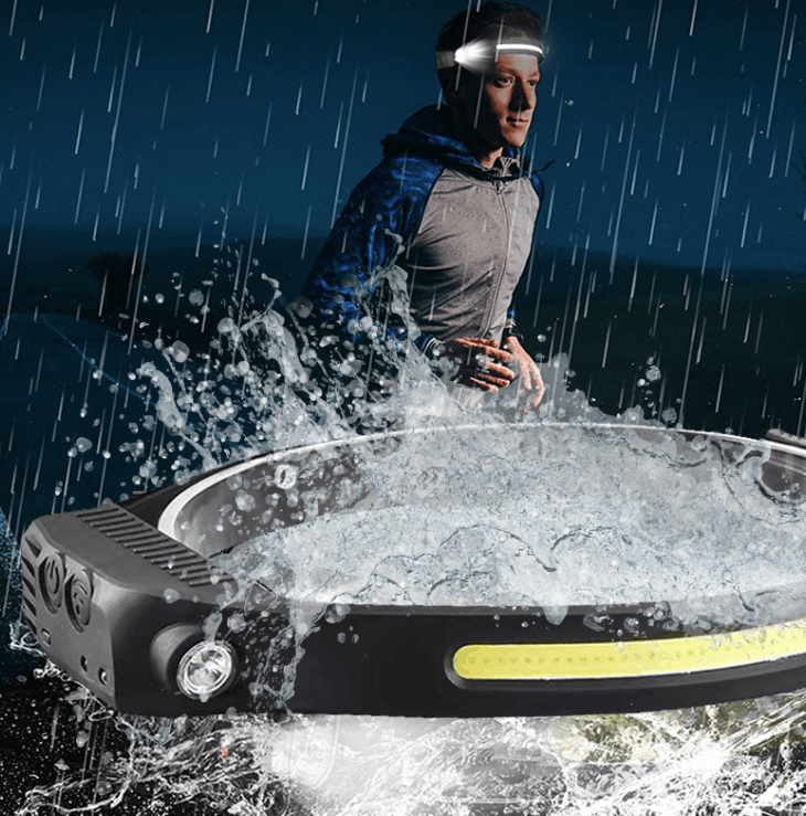 Lanterna de Cabeça USB