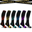 Meias de Compressão ConfortLife 20-30 mmHg (Pague 2 Leve 6 Pares)