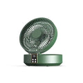 Mini Ventilador Elétrico Portátil Ajustável com Controle Remoto