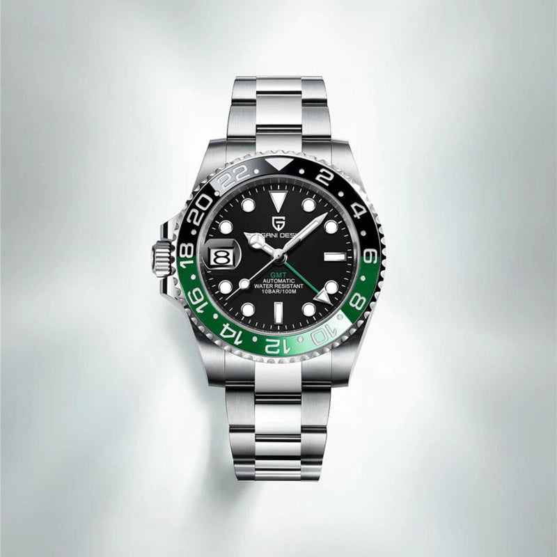 Relógio Automático Pagani GMT- Verde 40mm
