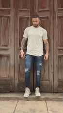 Calça Masculina Slim Fit Com Lycra Elastano Premium