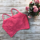 Cropped Gringa com detalhe no meio com amarração nas costas Moda 2023 111