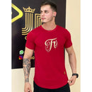 Camisa masculina, Longline estampada, camisa oversized masculina estampa brilhante