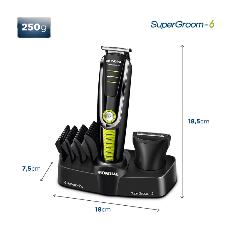 Mondial Super Groom 06 Bivolt Bg-04 Hair Trimmer