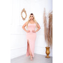 NOVO vestido colado LONGO SUPLEX com fenda costas nuas trançadas elegante empina bumbum